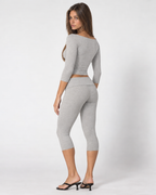 Soft Girl Era Capri Set