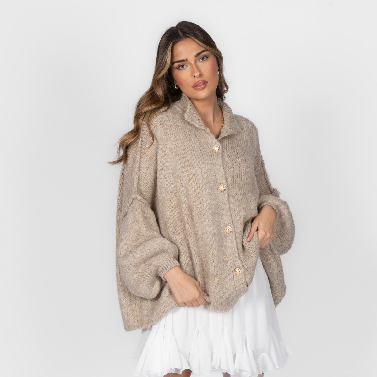 Oversized Cardigan "CozyGlam"