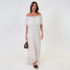 Off-Shoulder Maxi Dress