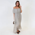 Off-Shoulder Maxi Dress