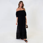 Off-Shoulder Maxi Dress
