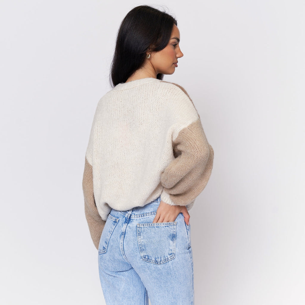Pastel Velvet Oversized Cardigan
