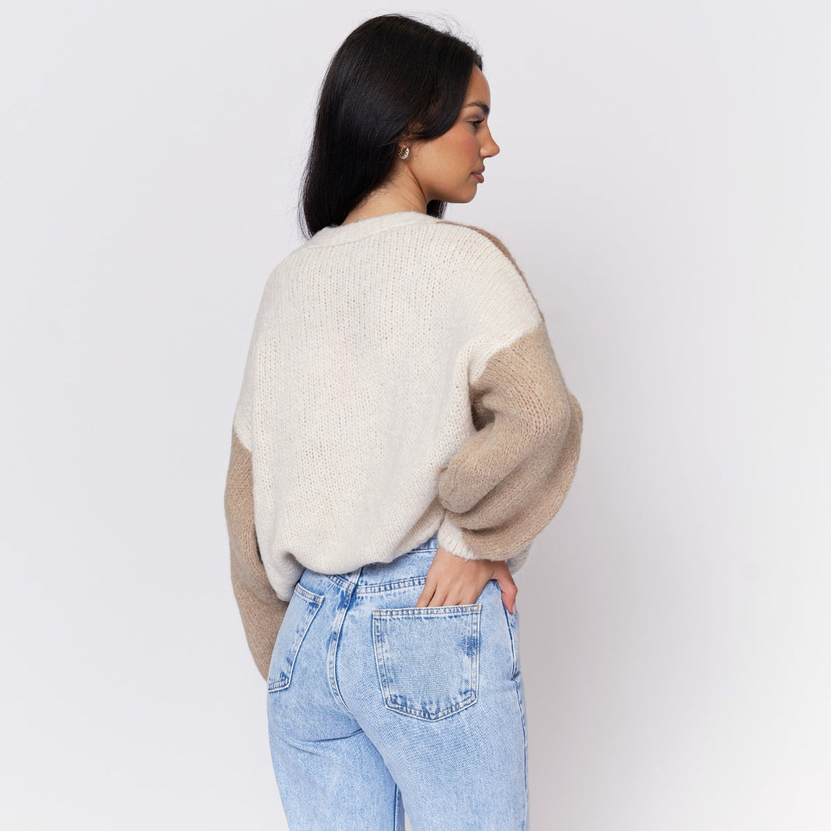 Pastel Velvet Oversized Cardigan
