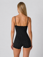 Sweetheart Lace Romper