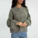 Bouclé Oversized Cardigan Short "CozyGlam"