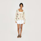 Rose Cardigan with Bows