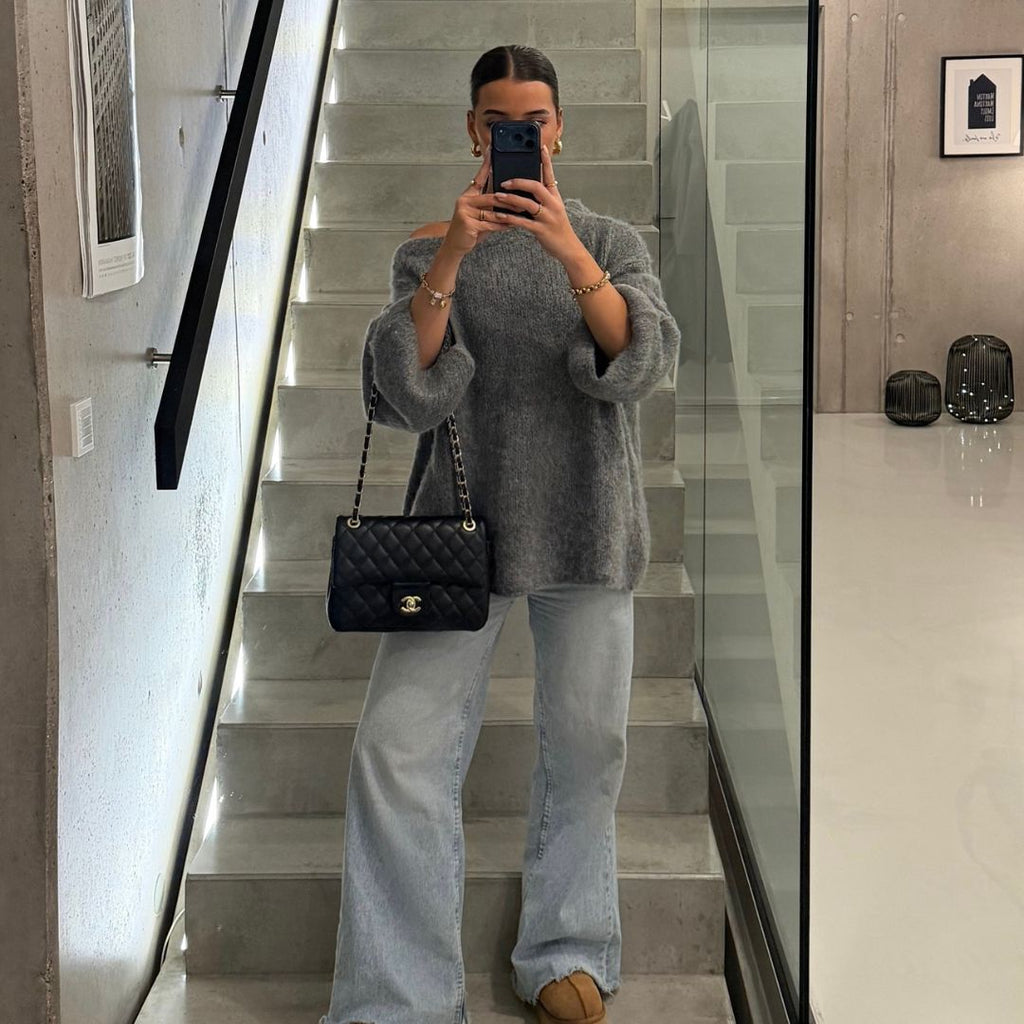 Ultra-Soft Off-Shoulder Knit