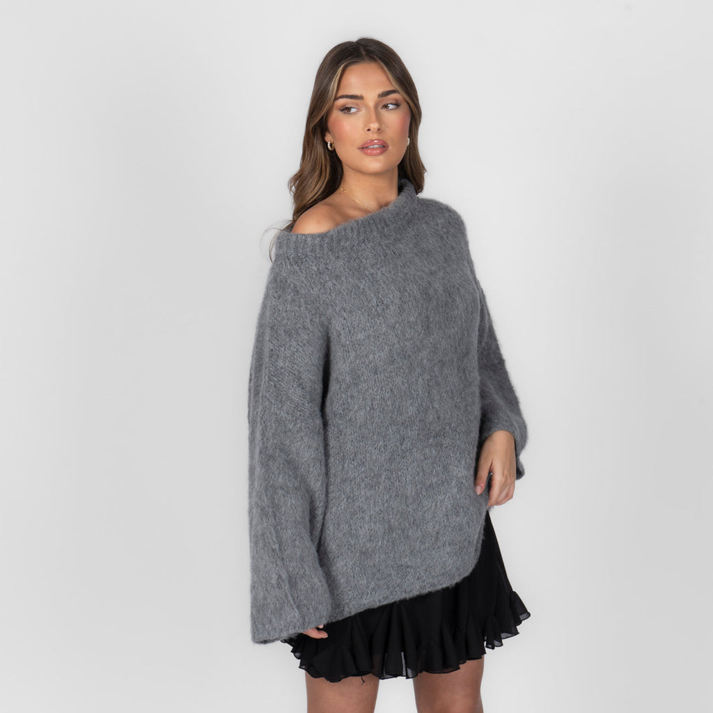 Ultra-Soft Off-Shoulder Knit