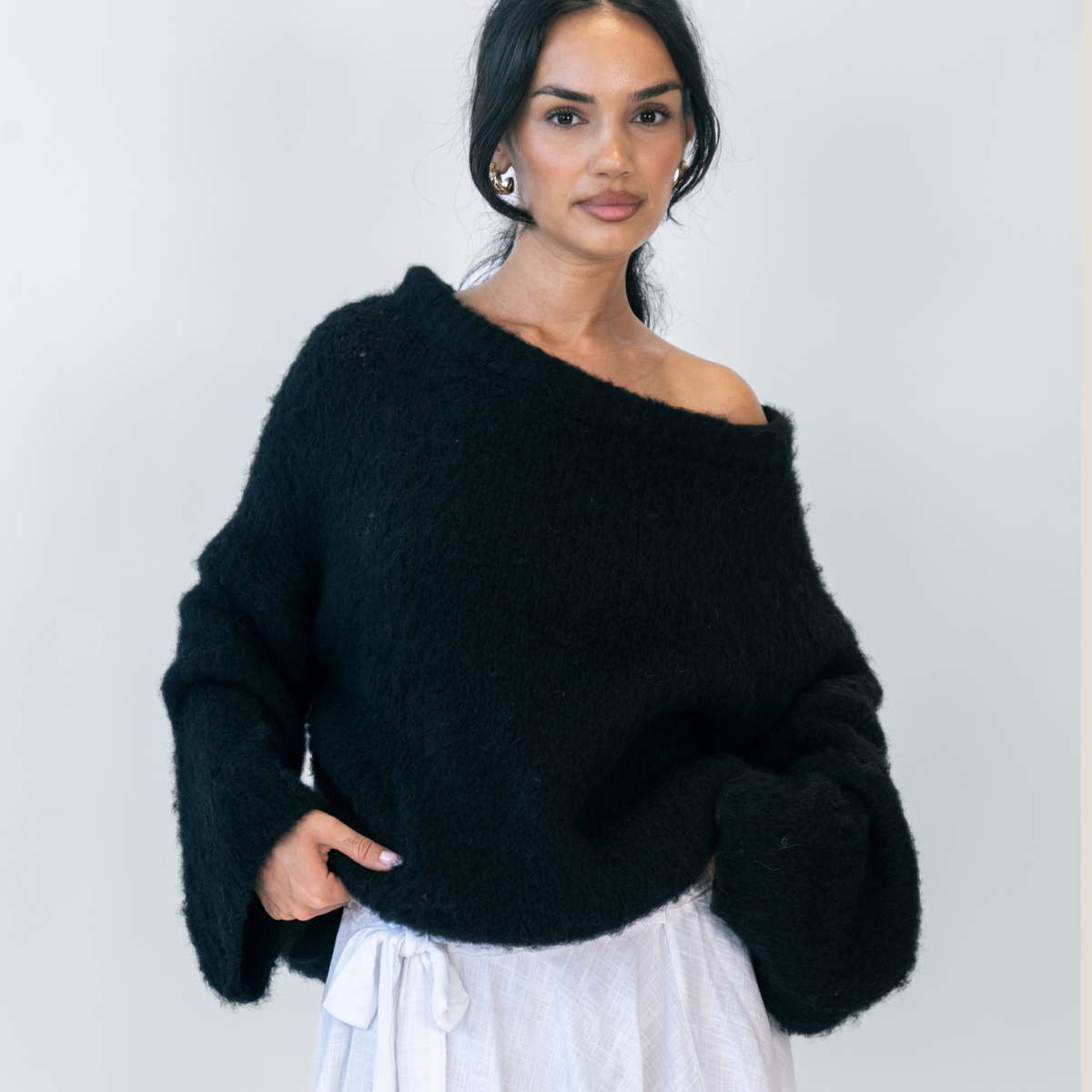 Ultra-Soft Off-Shoulder Knit
