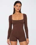 Soft Girl Long Sleeve Romper