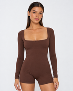Soft Girl Long Sleeve Romper