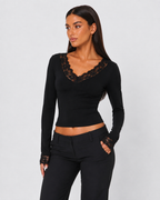 Soft Romance Lace Top