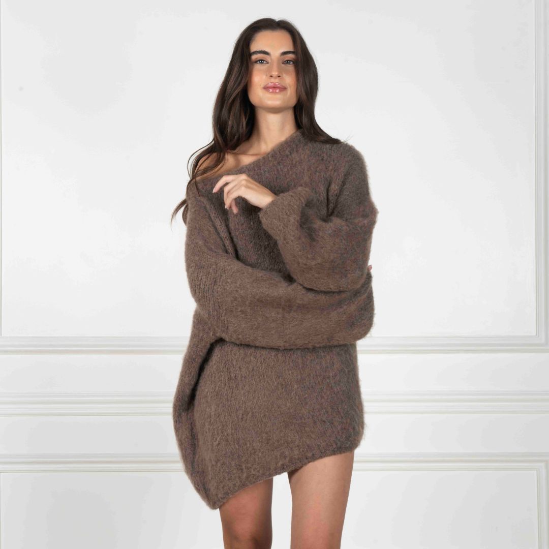 Ultra-Soft Off-Shoulder Knit