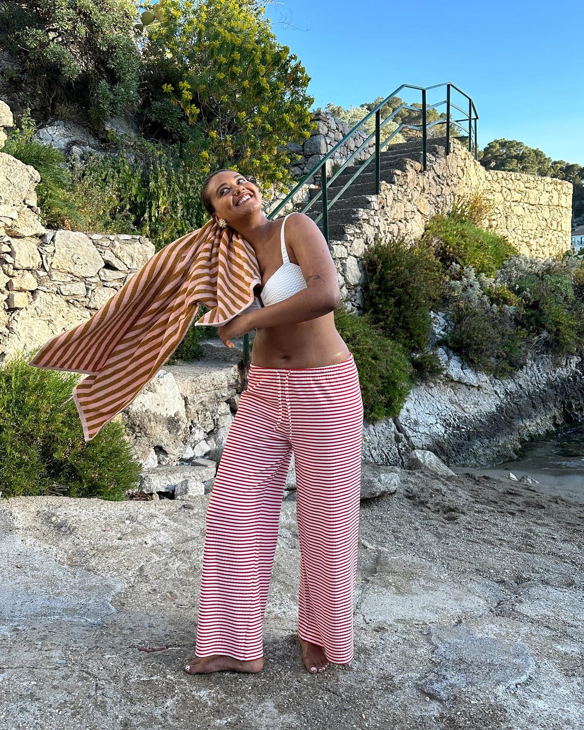Gizela | Striped Pants
