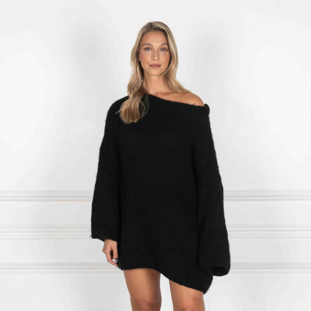 Ultra-Soft Off-Shoulder Knit