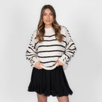 Oversize Cozy Stripes Pullover