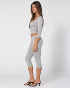 Soft Girl Era Capri Set