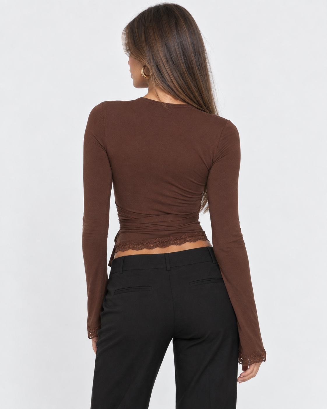 Gizela | Lace Wrap Top 