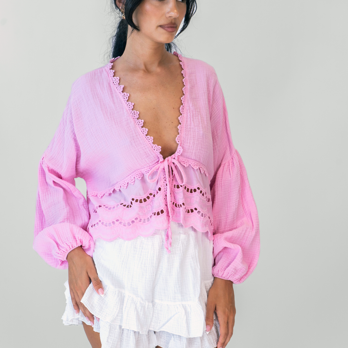 Boho Muslin Blouse
