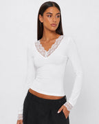 Soft Romance Lace Top