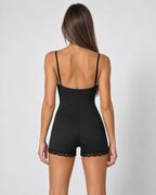 Soft Focus Lace Romper