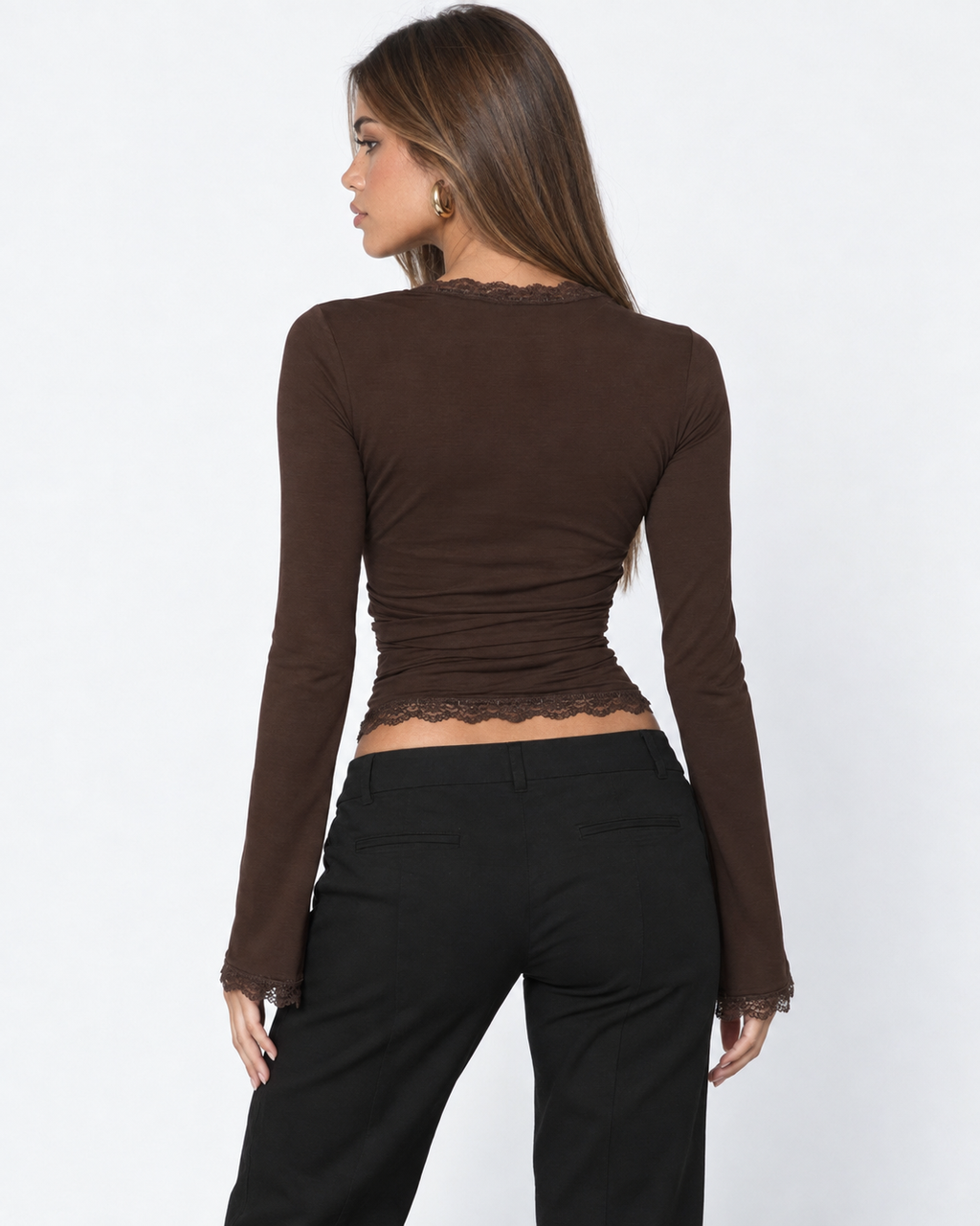 Gizela | Lace Wrap Top 