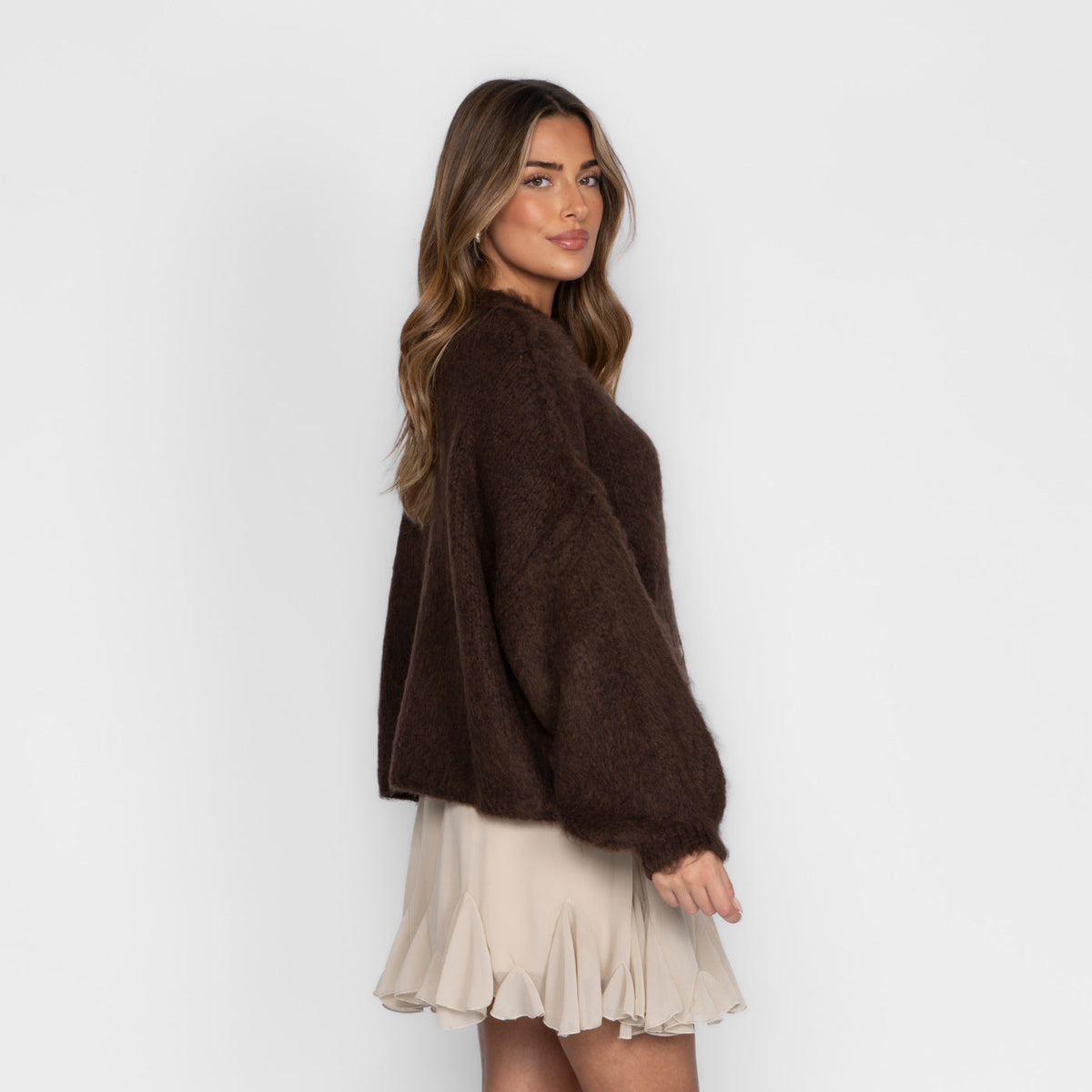 Oversized Cardigan Short "CozyGlam"