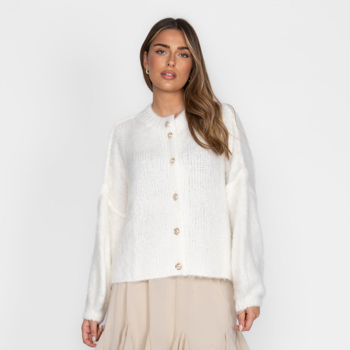 Oversized Cardigan Short "CozyGlam"