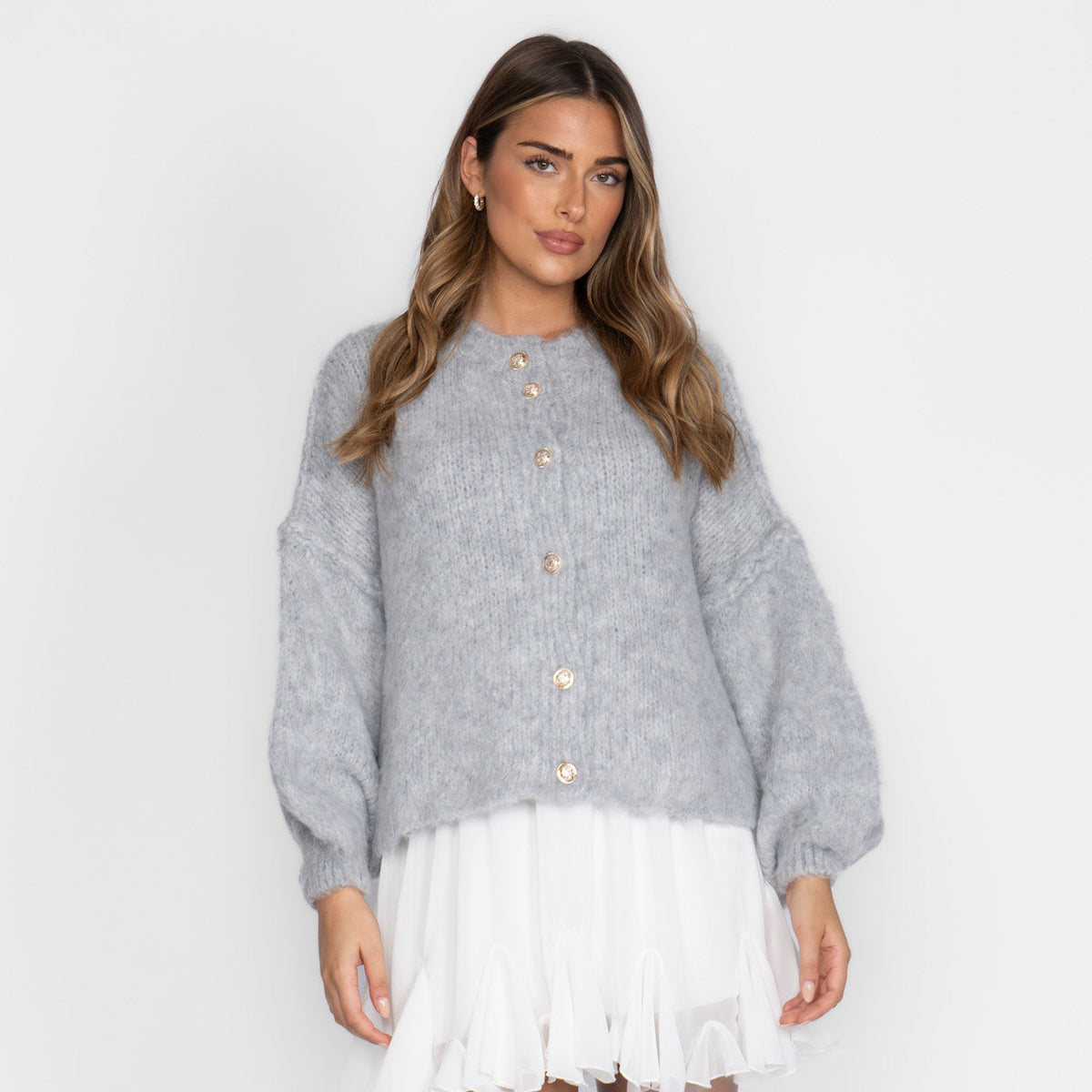 Oversized Cardigan Short "CozyGlam"