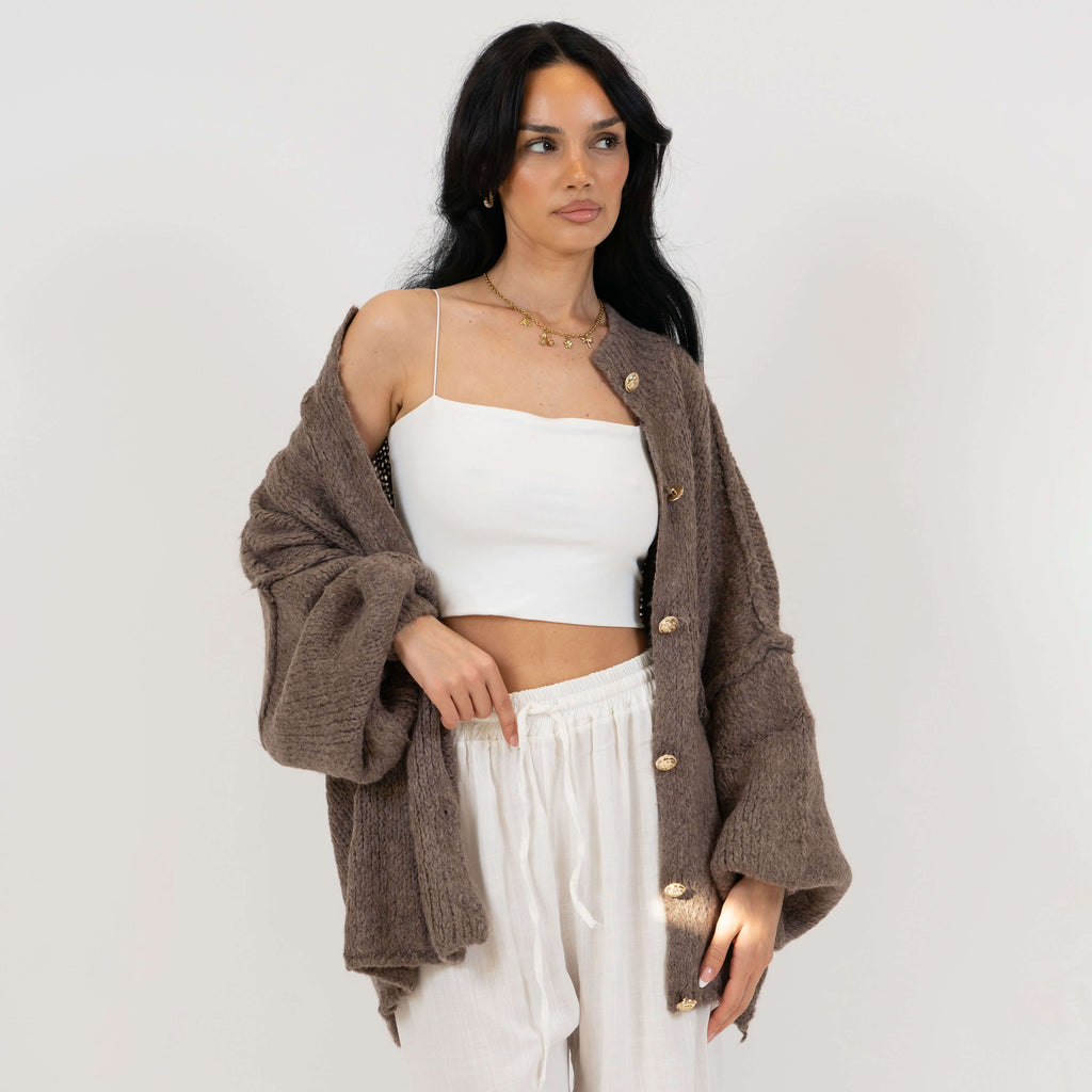 Oversized Cardigan "CozyGlam"