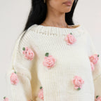 Handmade Rose Sweater