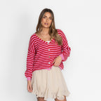 Stripe Cardigan