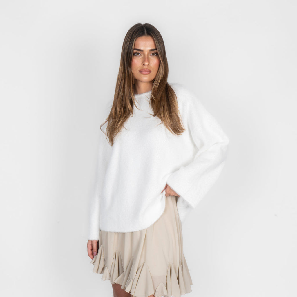 Ultra-Soft Off-Shoulder Knit