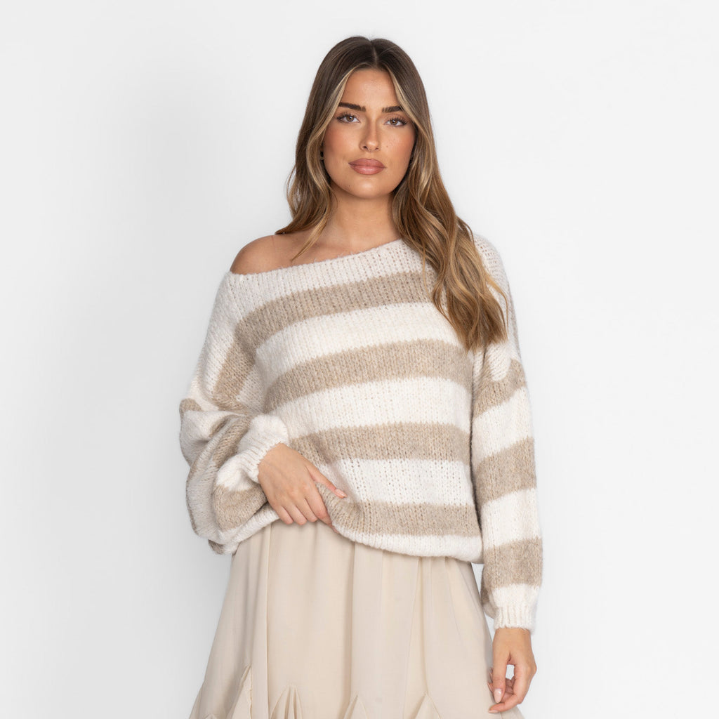Ultra-Soft Off-Shoulder Knit