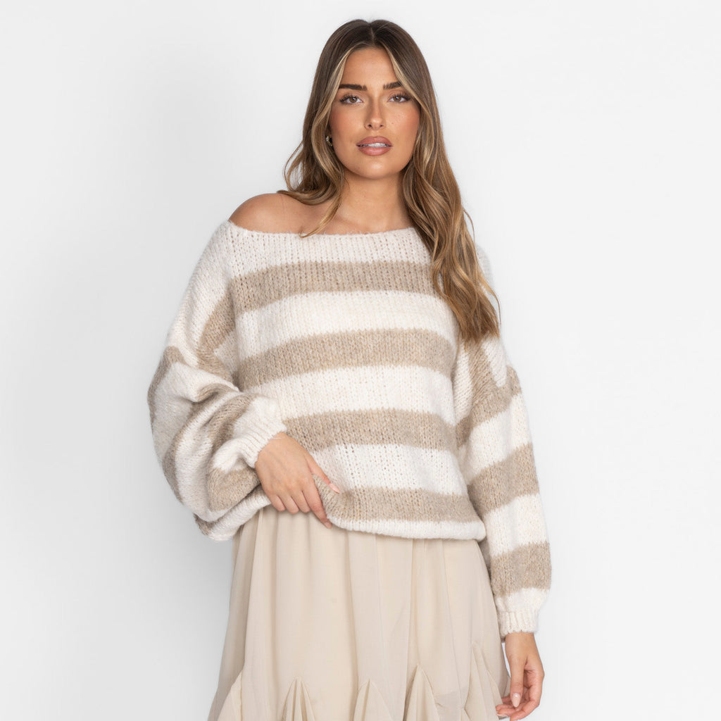 Ultra-Soft Off-Shoulder Knit