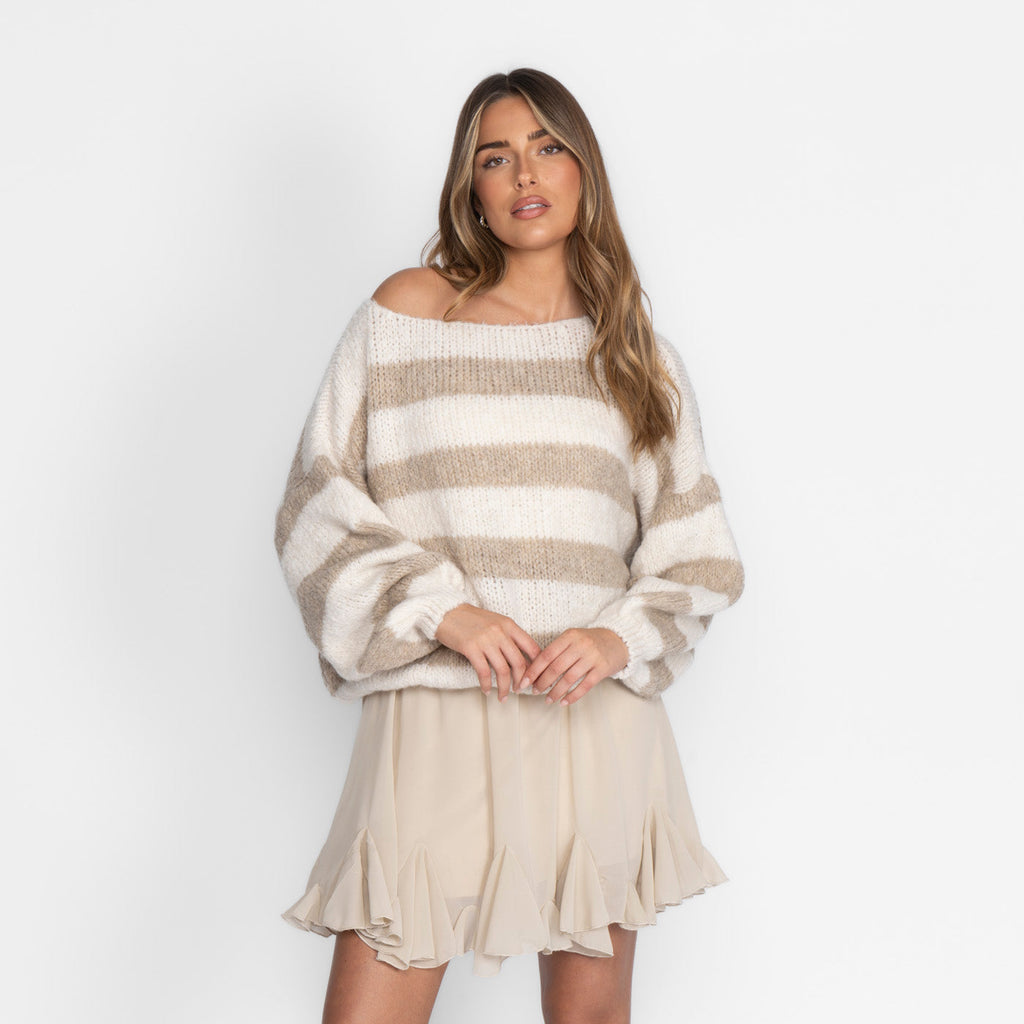 Ultra-Soft Off-Shoulder Knit