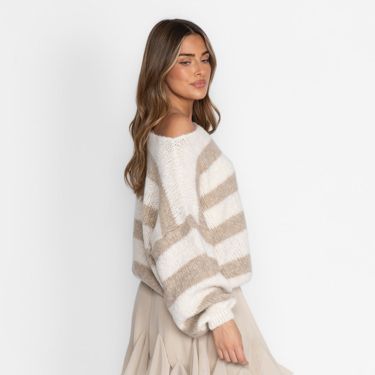 Ultra-Soft Off-Shoulder Knit