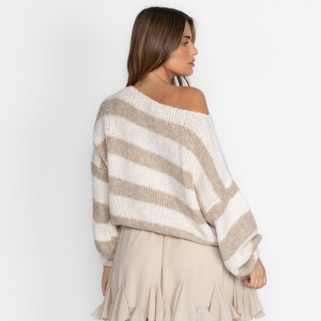 Ultra-Soft Off-Shoulder Knit