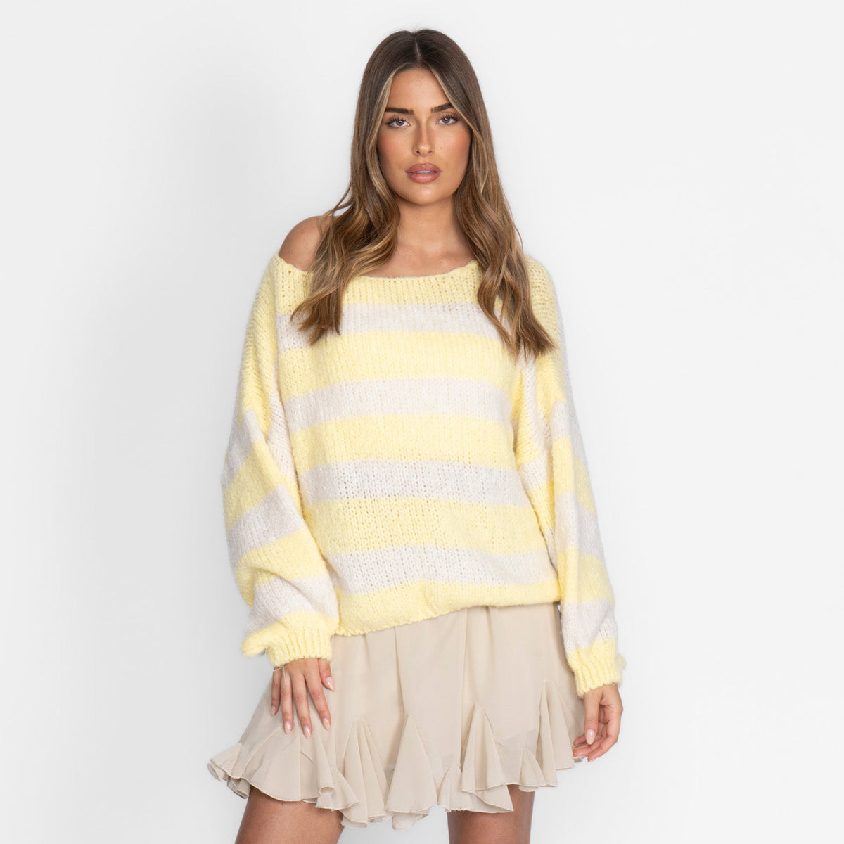 Ultra-Soft Off-Shoulder Knit
