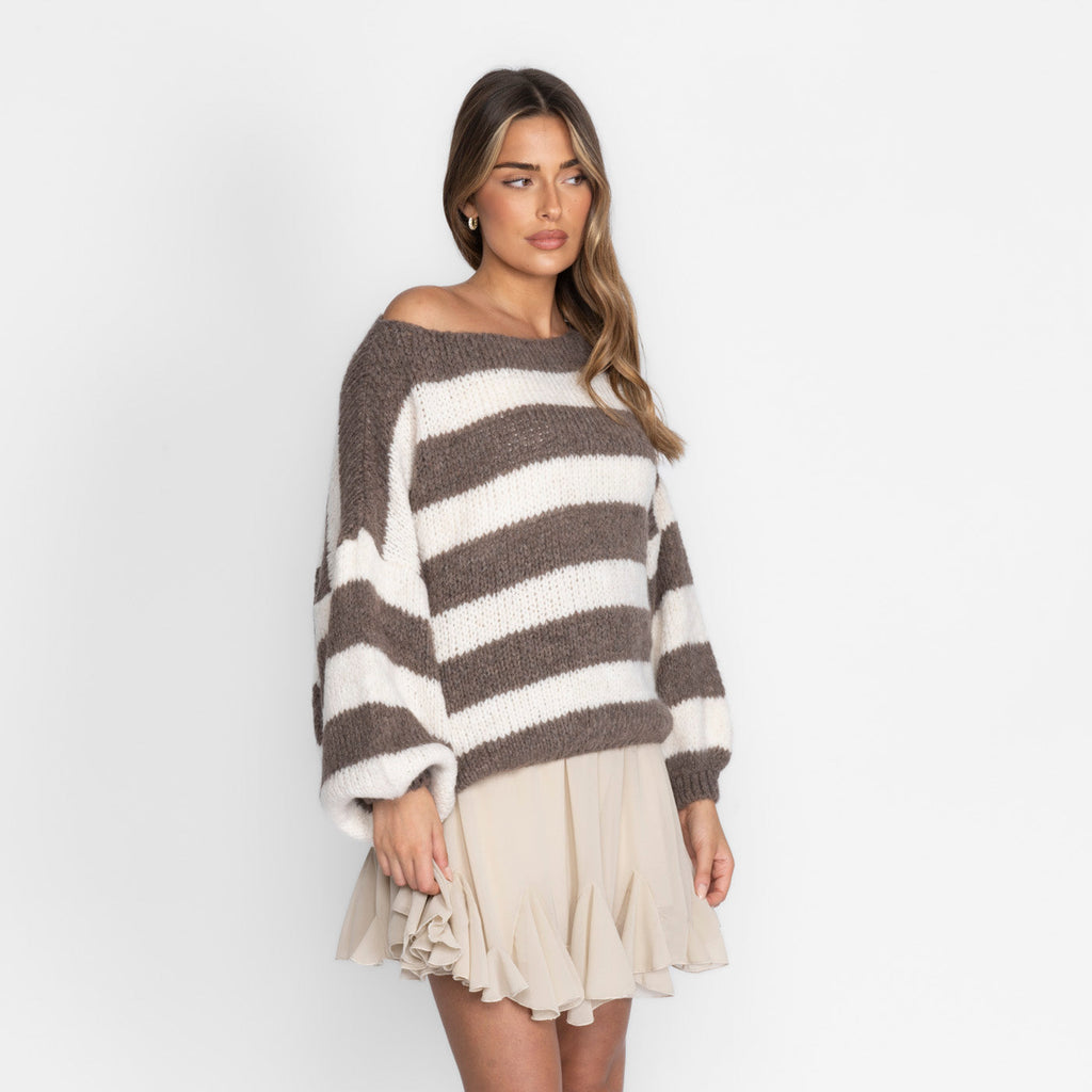 Ultra-Soft Off-Shoulder Knit