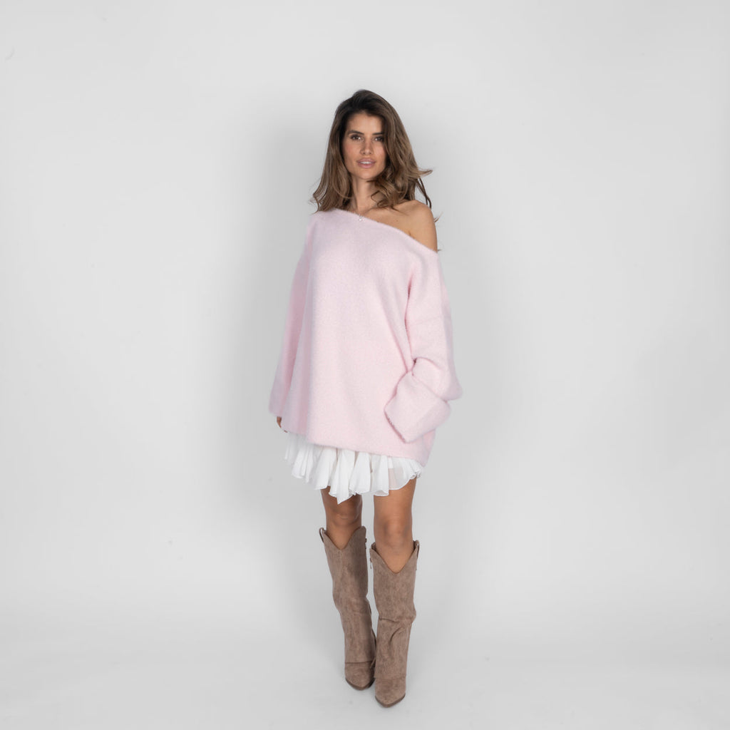 Ultra-Soft Off-Shoulder Knit