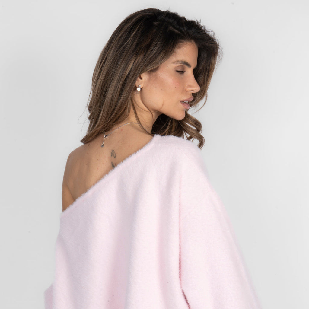 Ultra-Soft Off-Shoulder Knit