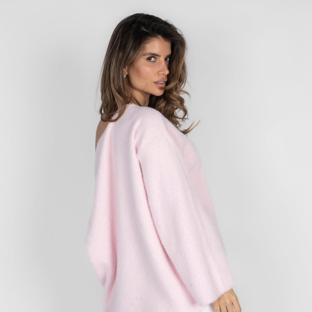 Ultra-Soft Off-Shoulder Knit