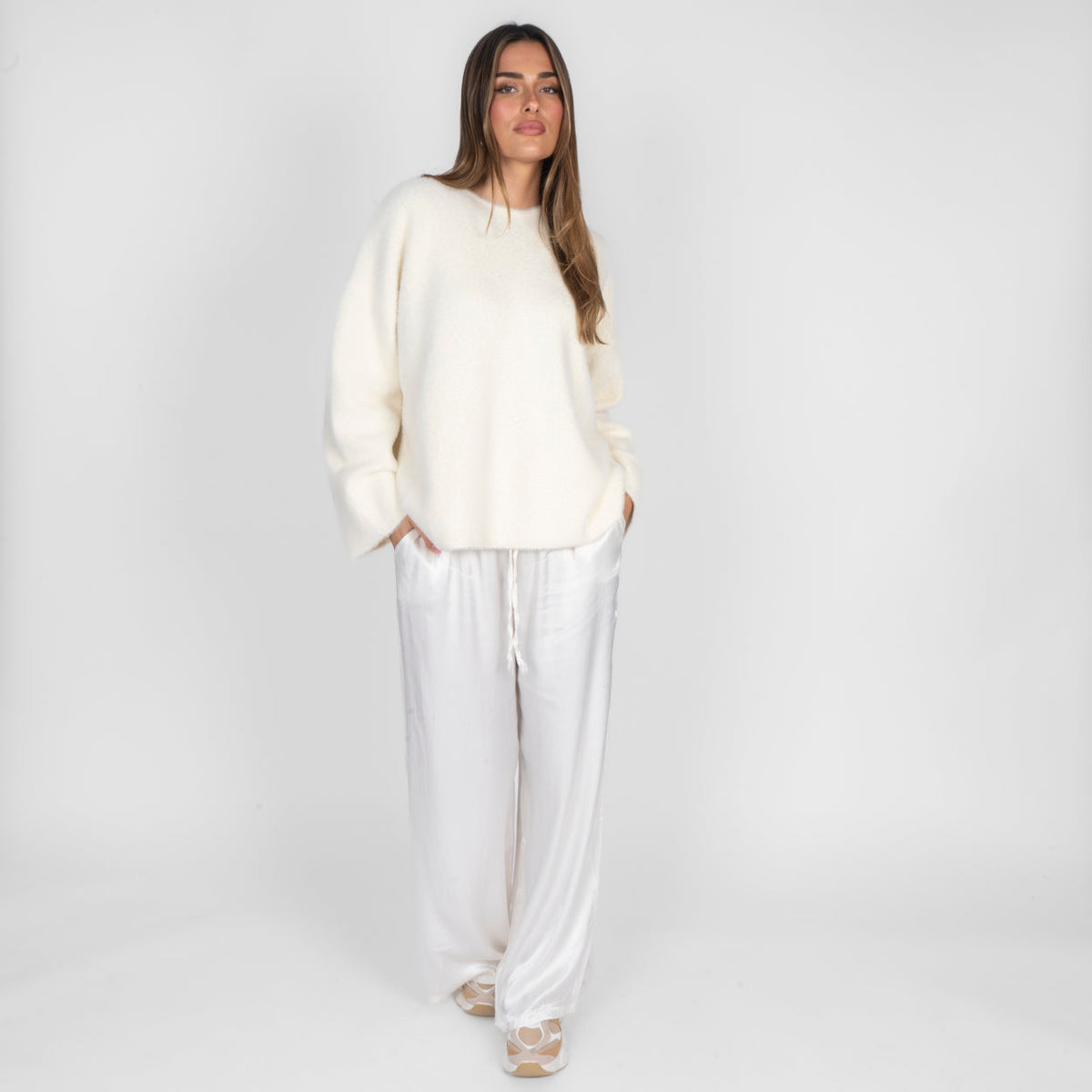 Ultra-Soft Off-Shoulder Knit