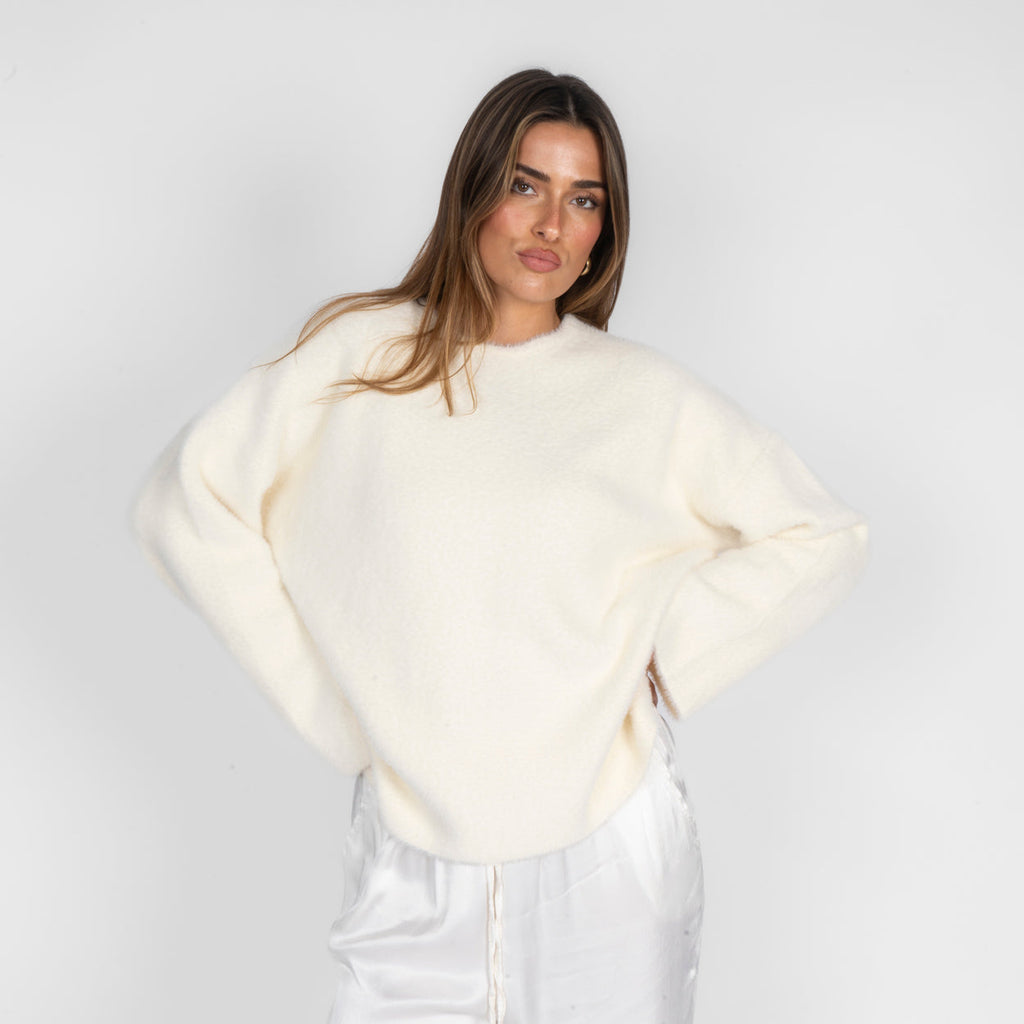 Ultra-Soft Off-Shoulder Knit
