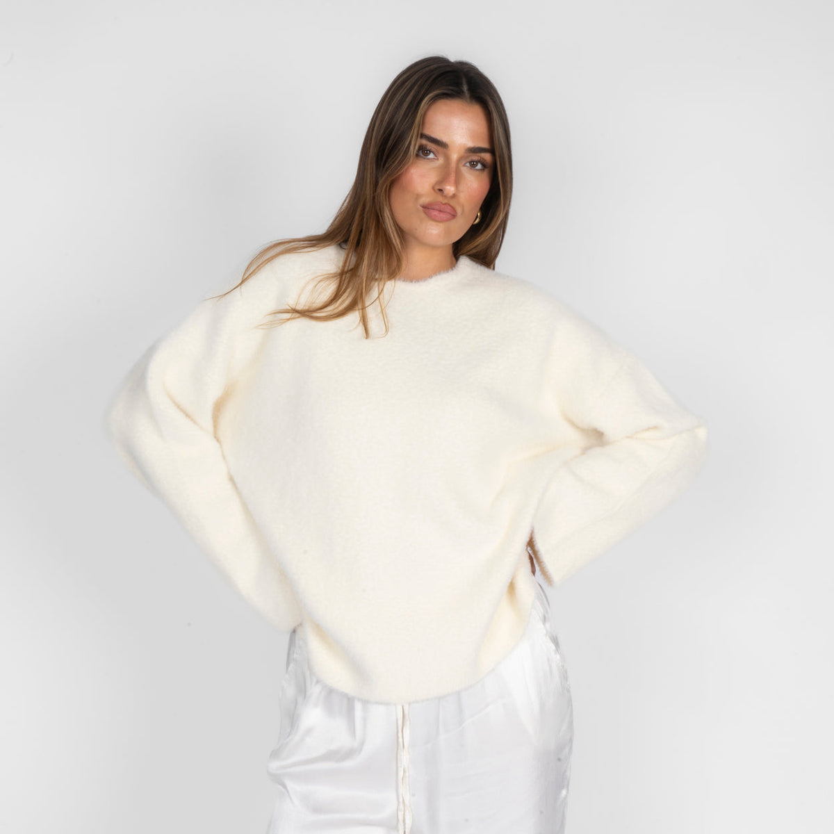 Ultra-Soft Off-Shoulder Knit