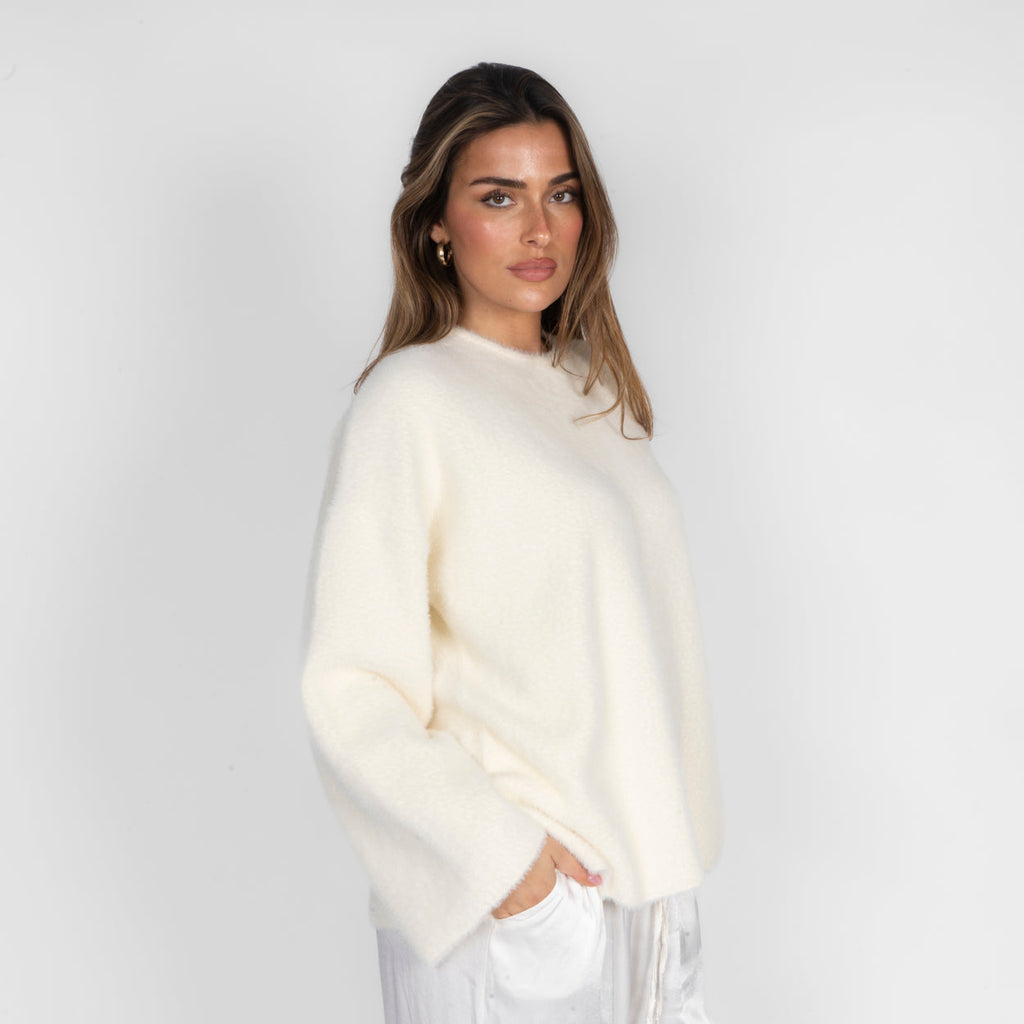 Ultra-Soft Off-Shoulder Knit
