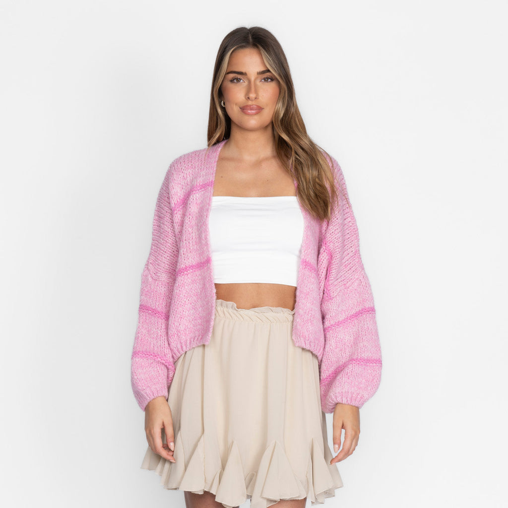 Oversized Cardigan Short "CozyGlam"