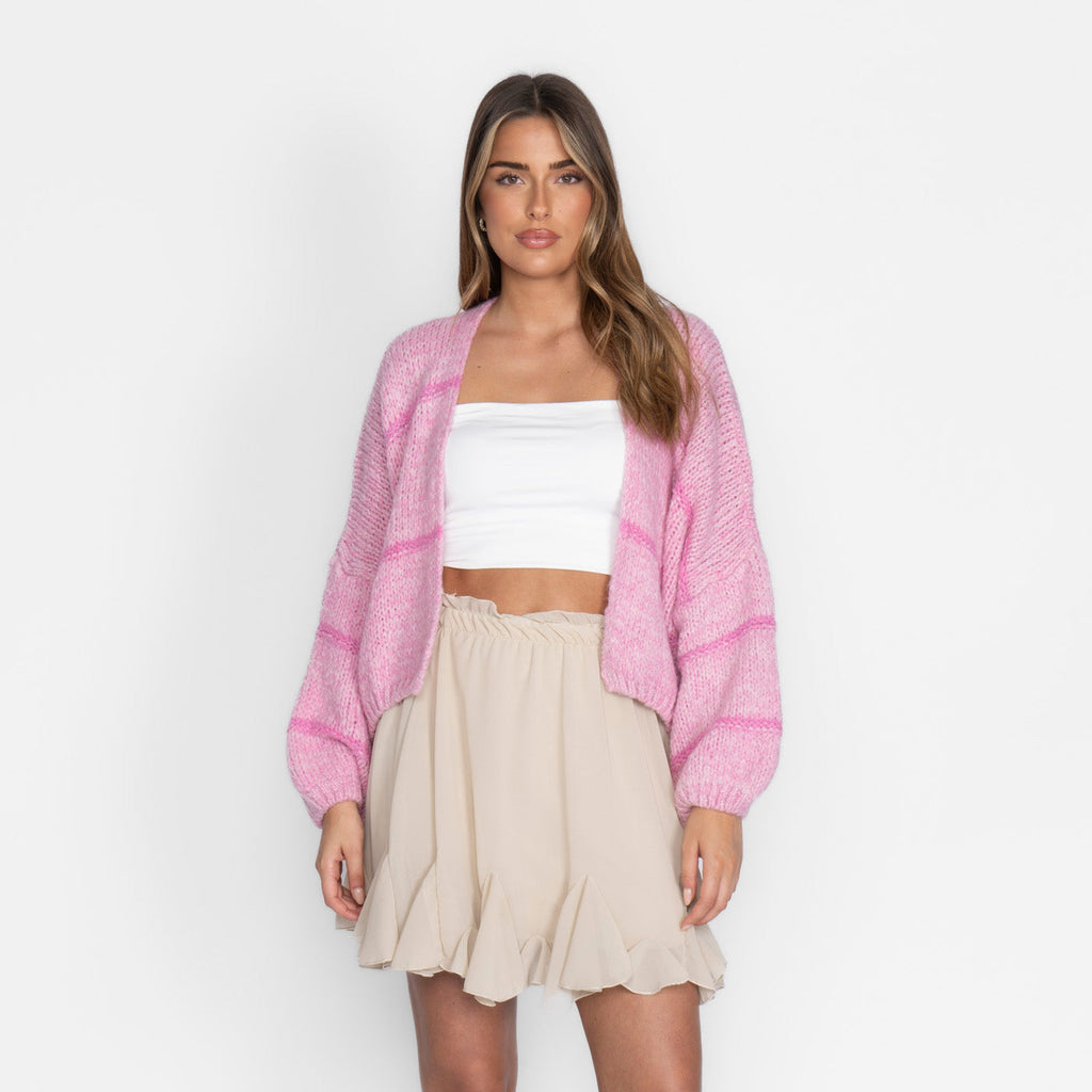 Oversized Cardigan Short "CozyGlam"