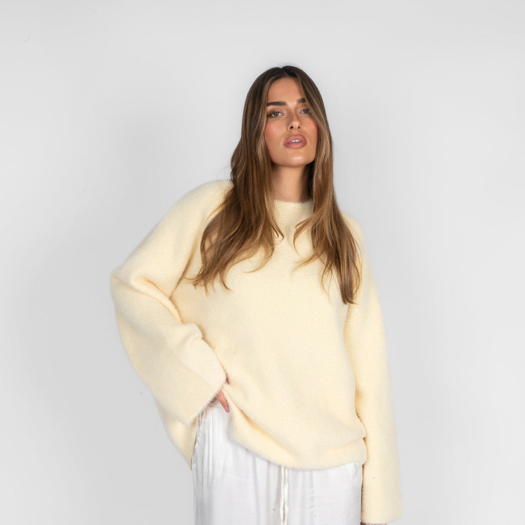 Ultra-Soft Off-Shoulder Knit